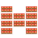 80pcs Paper Seals Merry Christmas Badge Stickers Envelope Seal Food Wrapping Decor Red Santa Claus Stickers Labels