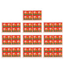 80pcs Paper Seals Merry Christmas Badge Stickers Envelope Seal Food Wrapping Decor Red Santa Claus Stickers Labels