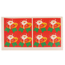 80pcs Paper Seals Merry Christmas Badge Stickers Envelope Seal Food Wrapping Decor Red Santa Claus Stickers Labels
