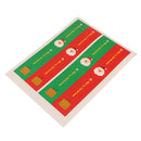 10 Sheets/80pcs Merry Christmas Festive Envelope Food Packing Bag Seals Green Red Santa Reindeer Candy Bag Box Gift Adhesive Stickers