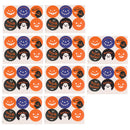 10 X 6pcs Halloween Round Sealing Stickers Envelope Card Paste DIY Craft