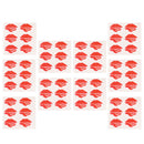 10 X 6pcs Kiss Lips XO XO Sealing Stickers Envelope Card Paste DIY Craft