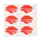 10 X 6pcs Kiss Lips XO XO Sealing Stickers Envelope Card Paste DIY Craft