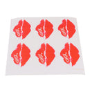 10 X 6pcs Kiss Lips XO XO Sealing Stickers Envelope Card Paste DIY Craft