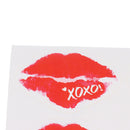 10 X 6pcs Kiss Lips XO XO Sealing Stickers Envelope Card Paste DIY Craft