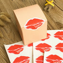 10 X 6pcs Kiss Lips XO XO Sealing Stickers Envelope Card Paste DIY Craft