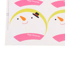 10x Merry Christmas Seal Stickers Gift Tag Wrapping Planner Treat Box Labels