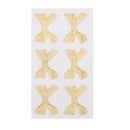 10 Sheets Glitter Bowknot Seal Stickers Christmas Holiday Party Gift Packaging Tag