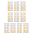10 Sheets Glitter Bowknot Seal Stickers Christmas Holiday Party Gift Packaging Tag