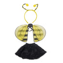 Bumble Bee Costume Honey Bee Headband Wings Skirt Toddler Baby Girl Fancy Dress Outfit