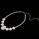 Wedding Jewelry Set Crystal Pearl Necklace Ring Earring Bridal Bridesmaid Prom Party Accessories