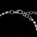 Shiny Women's Long Crystal Rhinestone Tassel Necklace & Earrings Wedding Party Jewelry Set
