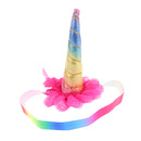 Rainbow Unicorn Horn Headband Adult Girls Costume Cosplay Party Fancy Dress Hair Accessories
