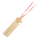 10/set Wooden Monkey Bookmark Wood Hanging Tags with Strings Embellishment DIY