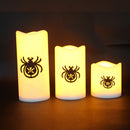5 Sheets Halloween Stickers for Wineglass Candle Lights Gift Boxes Wall Vinyl Decor