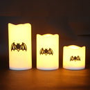 5 Sheets Halloween Stickers for Wineglass Candle Lights Gift Boxes Wall Vinyl Decor