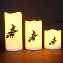 5 Sheets Halloween Stickers for Wineglass Candle Lights Gift Boxes Wall Vinyl Decor