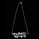 Crystal Rhinestone Faux Pearls Pendent Necklace Woman Jewelry Lover Gift