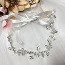 Fashion Woman Bridal Hair Vine Crystal Rhinestone Leaf Woman Lady Headpieces