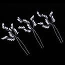 Pack of 3 Woman Bridal Bridesmaid Hair Pins Pearls Hairpins Bobby Pins Headdress