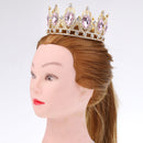 Baroque Bridal Queen Crystal Rhinestone Water Drop Crown Tiara Headpiece