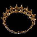 Baroque Bridal Wedding Queen Crystal Waterdrop Crown Tiara Headpiece Pink