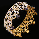 Luxury Bridal Baroque Queen Crystal Tiara Waterdrop Crown Headwear Party Costume