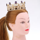 Luxury Bridal Baroque Queen Crystal Tiara Waterdrop Crown Headwear Party Costume