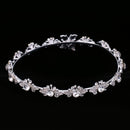 Wedding Bridal Crystal Flower Tiara Crown Headdress Headband Hair Accessory