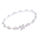 Wedding Bridal Crystal Flower Tiara Crown Headdress Headband Hair Accessory