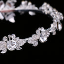 Wedding Bridal Crystal Flower Tiara Crown Headdress Headband Hair Accessory