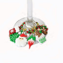 6pcs Set Wine Glass Charms Drink Markers Christmas Party Table Decoration