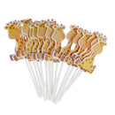 24x Cute Animal Giraffe Cake Cupcake Topper Picks Kids Birthday Party DÃ©cor