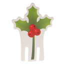 10pcs Christmas Paper Cherry Glass Place Name Cards Christmas Table Decor