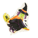Large Cute Halloween Witch Foil Balloon Kids Boy Girl Toy Party Accessories