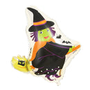 Large Cute Halloween Witch Foil Balloon Kids Boy Girl Toy Party Accessories