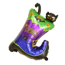 Halloween Funny Large Boots Cat Aluminum Foil Balloon Kids Toy Party Decor