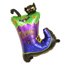 Halloween Funny Large Boots Cat Aluminum Foil Balloon Kids Toy Party Decor