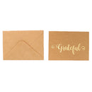 Thanks Greeting Card Thanksgiving Day Wedding Party Kraft Paper Invitation Card
