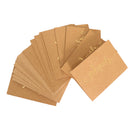 Thanks Greeting Card Thanksgiving Day Wedding Party Kraft Paper Invitation Card
