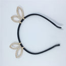 Crystal Rhinestone Bunny Ear Headband Girls Woman Hairband Party Fancy Dress