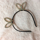 Crystal Rhinestone Bunny Ear Headband Girls Woman Hairband Party Fancy Dress