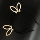 Crystal Rhinestone Bunny Ear Headband Girls Woman Hairband Party Fancy Dress
