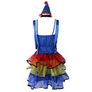 Circus Clown Costume Fancy Dress Halloween Xmas Hen Night Party Woman Outfit
