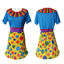 Comedy Circus Clown Costume Ladies Party Halloween Hen Night Fun Fancy Dress