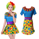 Comedy Circus Clown Costume Ladies Party Halloween Hen Night Fun Fancy Dress