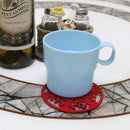 6x Snowflake Shape Coaster Anti-Skid Table Placemat Xmas Holiday Decor