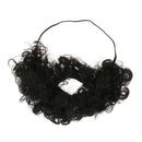 Novelty Afro Beard Mustache Macho Facial Hair Makeup Prop Party Fancy Dress