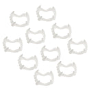 10pcs Halloween Zombie Vampire Tooth Party Costume Props Accessories