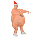 Inflatable Roast Turkey Costume Blow Up Suit Xmas Thanksgiving Fancy Dress